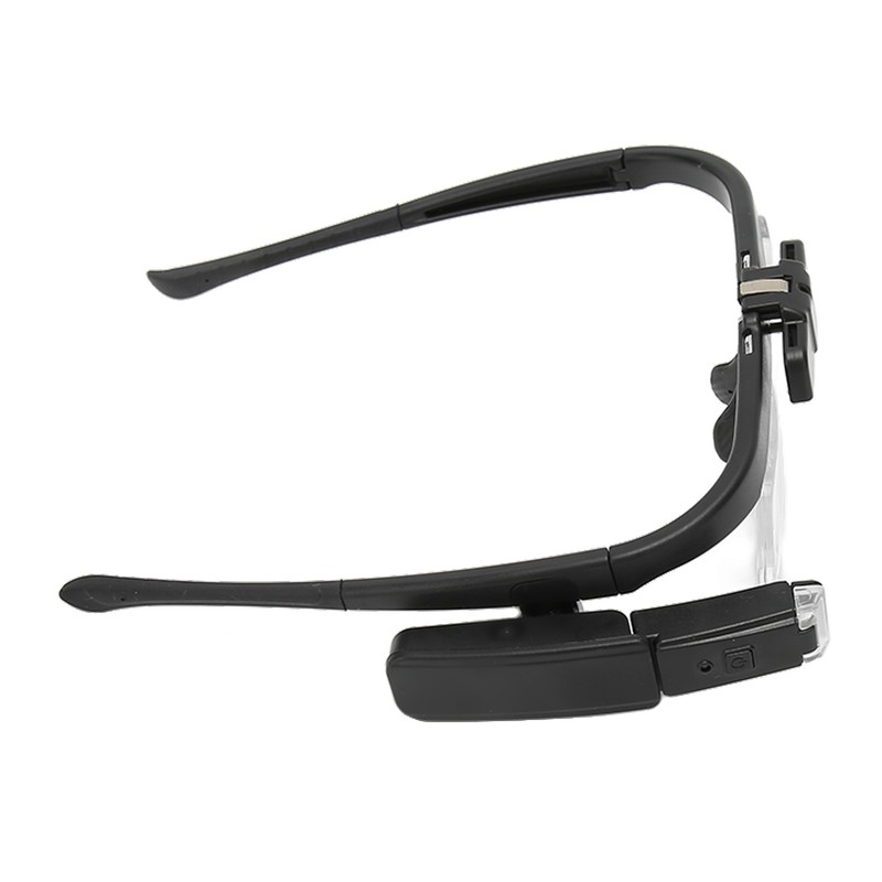 Rechargeable Head Magnifying Glasses with LED Light 2 Detachable Lenses