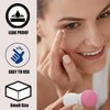 Smanzu 4 Pack Contact lens case Bulk Contact Lens Soak
