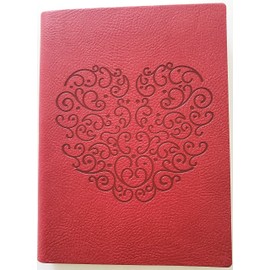 Red Heart Lined Journal