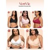 Vertvie Womens Wireless Bras No Underwire Push Up Bra Seamless