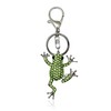 Frog Keychain Bling Bag Charm Happy Toad Rhinestone Crystal Purse