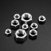1/4-20 Hex Nuts 50Pcs 304 Stainless Steel 18-8, Full Thread,