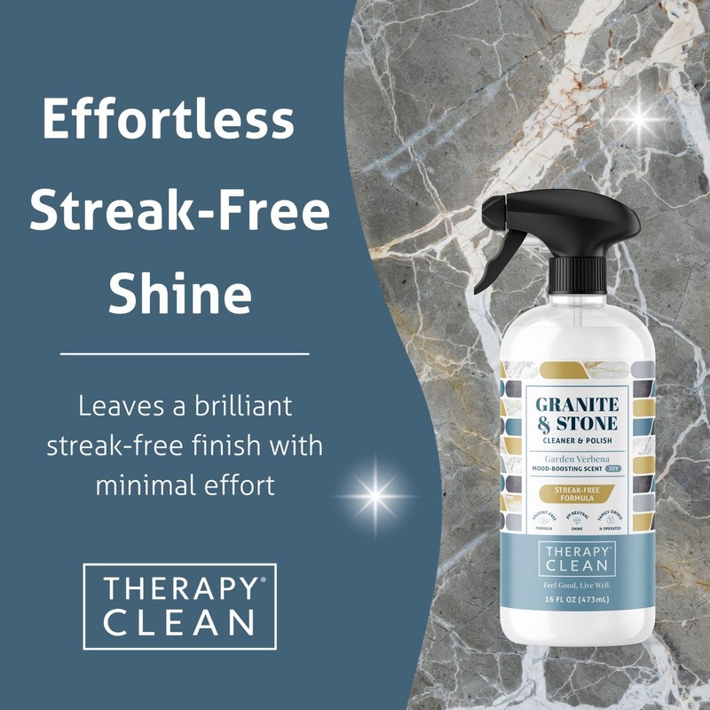 Therapy Granite Countertop Cleaner & Polish (2 Pack - With