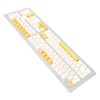 Keyboard Keycaps Bee Milk Subject PBT Material OEM Height Dye