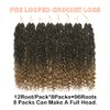 20 Inch Goddess Locs Crochet Hair 8 Packs Boho Faux