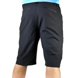 AERO|TECH|DESIGNS | Men's Multi-Sport Shorts | Loose Fit Activewear Cargo Shorts | X-Large | Black