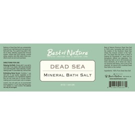 Dead Sea Mineral Bath Salt - !00% Pure & Natural