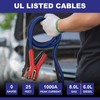 ExtreSpo Heavy Duty Jumper Cables, 0 Gauge 25 Feet 1000Amp
