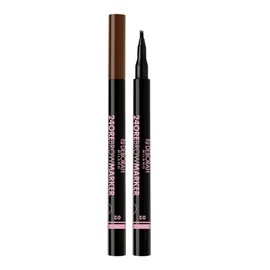 Deborah Milano 24 Hour Brow Marker, 02 Light Brown, Eyebrow Pencil, Microblading Effect, Long Lasting, Sketching and Filling Eyebrows, 0.8 g