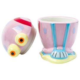 Silver Buffalo Spongebob Squarepants Grinning Gary Small Sculpted Ceramic Snack Jar