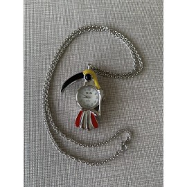 NEW JQ-JQ Watch Necklace Parrot Yellow Red