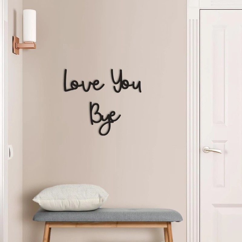 Dripykiaa Love You Bye Wood Sign Home Decor Boho Decor