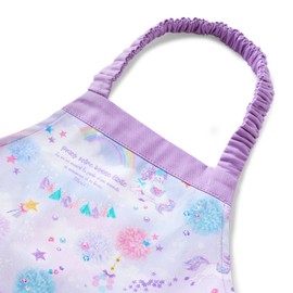 COLORFUL CANDY STYLE N1252542 Children's Apron, 39.4 - 47.2 inches (100 - 120 cm), Unicorn Fantasy, Set of 2, Girls Cute, Children's Apron, Triangular Width Set, Elastic
