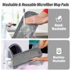 16.5 inch Mop Pads Refills, 3 Pack Microfiber Reusable Replacement