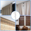 12Pcs Valance Clips, 2.5" Clear Plastic Hidden Retainer Holder, Blind