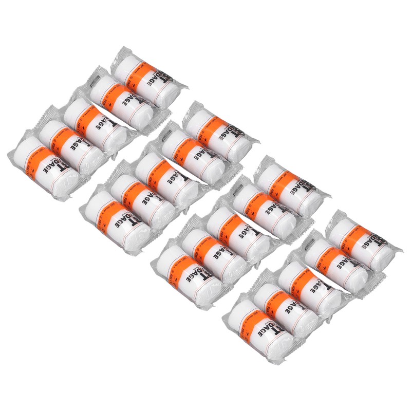 20pcs Gauze Roll Disposable Highly Absorbent Breathable Stretch Medical Gauze