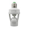 Motion Sensor Light Socket, PIR Motion E26 Screw Bulb Adapter,