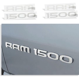 Reflective Concepts Door Nameplate Overlay Decals - Fits: 2002-2007 Dodge Ram 1500 - (Color: Silver Metallic)