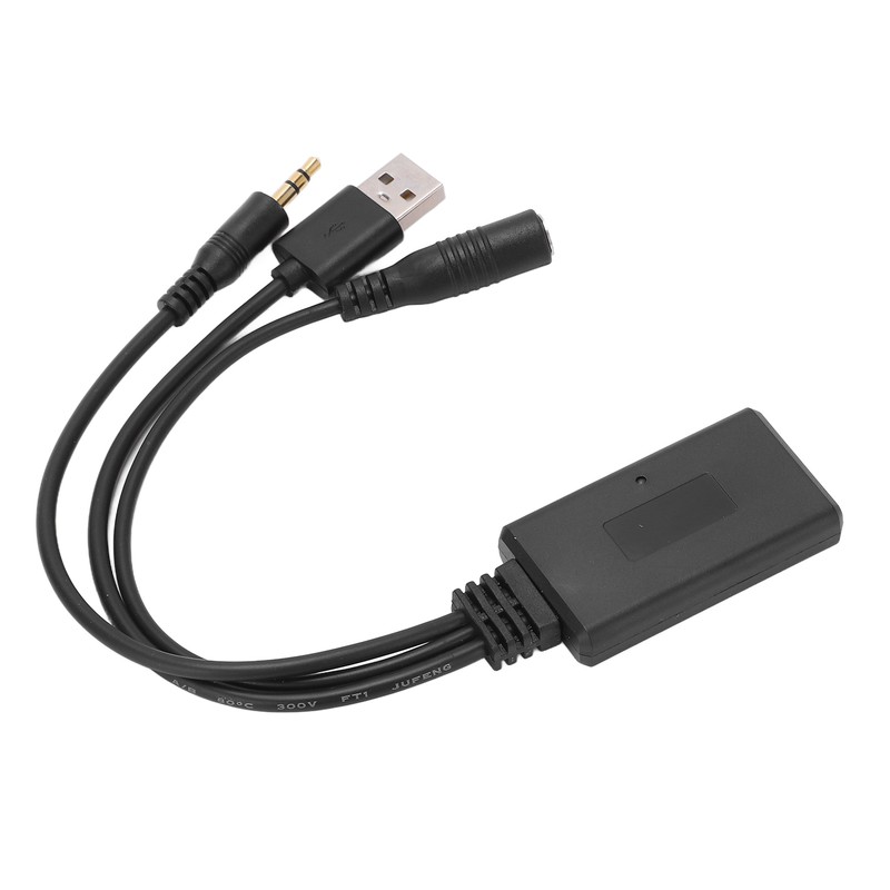 Car Aux Bluetooth 5.0 Adapter Audio Cable with Microphone Handsfree