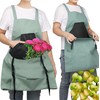 Elfzone Harvesting Apron - Gardening Aprons with Pockets,with Pockets for