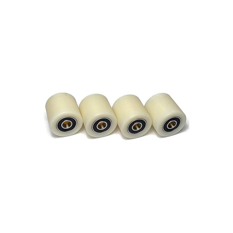 Nylon Pulley 4 pcs 2 inch Nylon Roller Wheel with