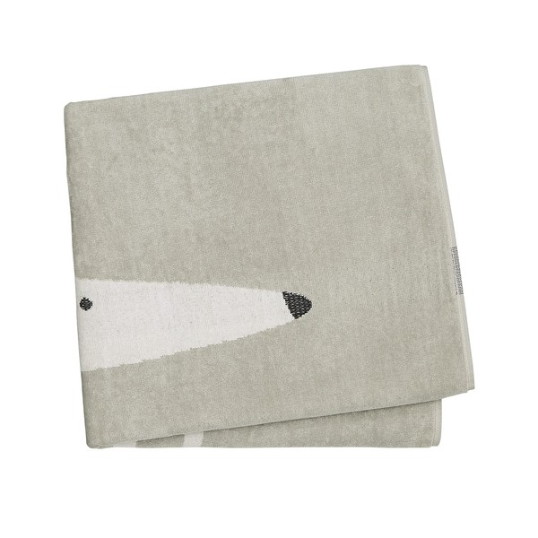 Scion MR FOX TOWELS PEBBLE, Grey, 70.00 x 40.00 cms