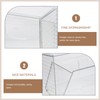 LALAFINA Wall Mount Bathroom Organizer Hanging Storage Basket for Makeup