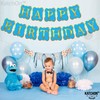 KatchOn, Light Blue Happy Birthday Banner - 10 Feet, NO