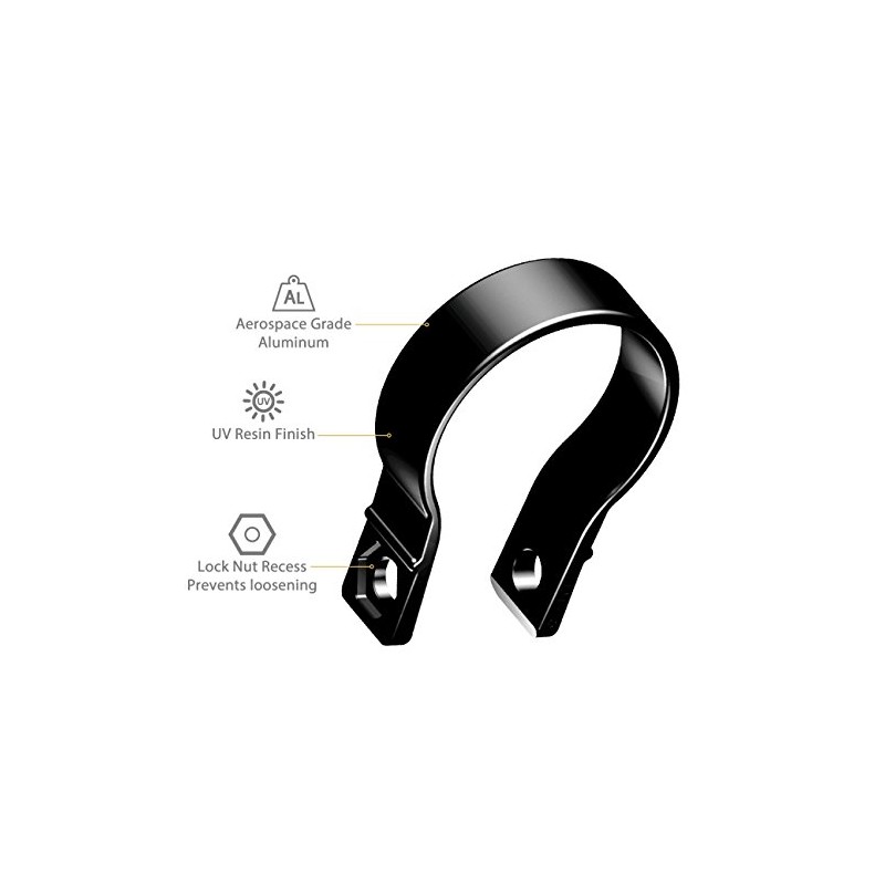 Scosche PSC21010 BaseClamp 1.85” Tube Clamp for ATV's UTV's and