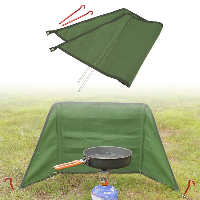 Campfire Windshield Barbecue Windshield Cloth Campfire Windproof Screen Outdoor Bonfire