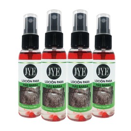 Kit De 4 Lociones DELUXE JYE Para Crecimiento De Barba Y Bigote