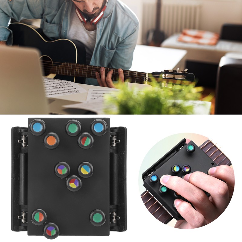 Guitar Aid Black Chord Assisted Learning Tools Practice Assistant Accessories