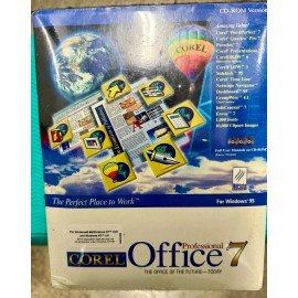 Corel 1996 VINTAGE Corel Office 7 Professional NEW IN BOX SEALED