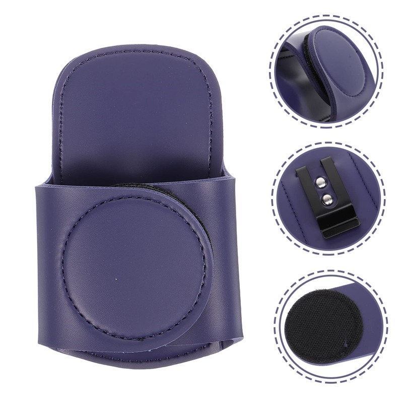 Baluue Stethoscope Holder Clip Pu Leather Stethoscope Protector for and