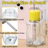 Noverlife 6Oz / 180ml Glass Push Down Pump Dispenser with