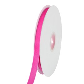 Abbaoww 10 Yards Hot Pink Velvet Ribbon 3/8 Inch Single Face Velvet Ribbon for Christmas Wreath Decoration Gift Wrapping DIY Project Bow Making (Hot Pink, 3/8 Inch)