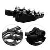 HDBUBALUS Motorcycle Driver Passenger Floorboards CNC Wide Foot Pegs Set