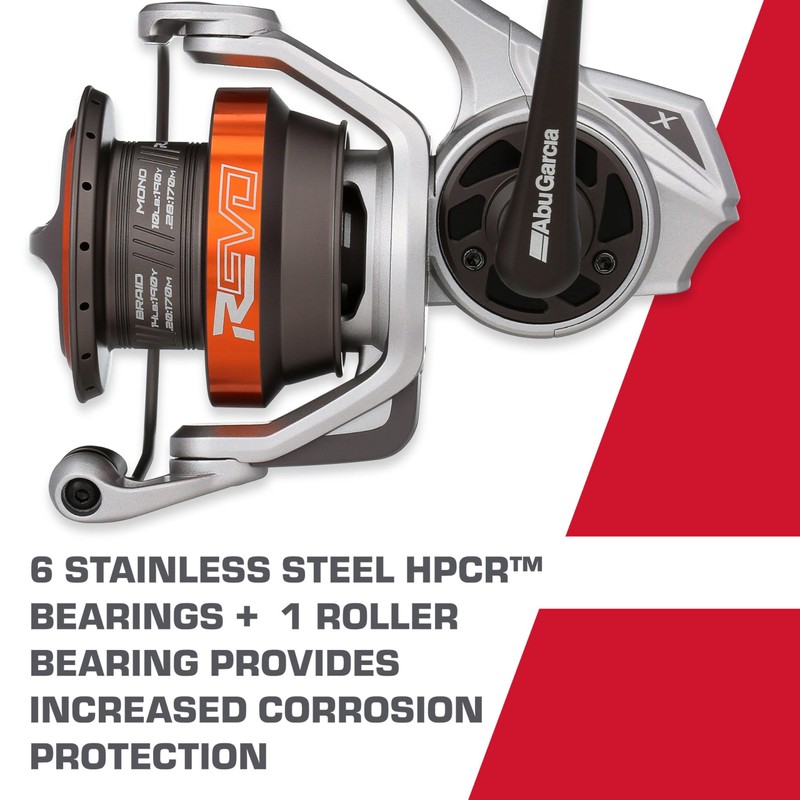 Abu Garcia Revo X Spinning Fishing Reel, Silver