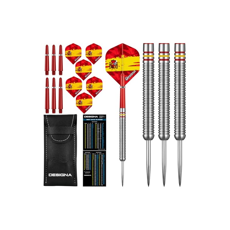 DESIGNA Patriot X Spain 90% Steel Darts 24 g