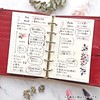 LABILET SDM6004 Personal Organizer, Refill, Mini 6, Daily, No Dates,