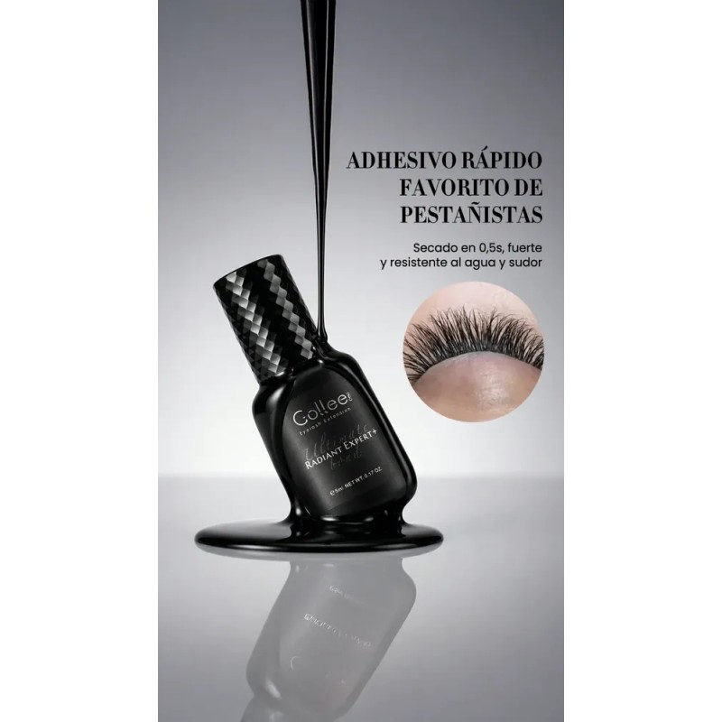 Pegamento Golle Negro Radiant Expert Secado Rápido