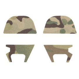 Let Me Be Tactical Headset Camo Hook Loop Patches Compatible for AMP Headset Mod Camouflage Kit-MC