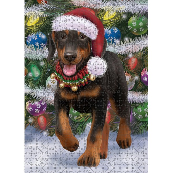 Doggie of The Day Doberman Pinscher Dogs - Trotting in