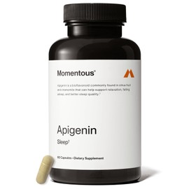 Momentous- Suplemento de Apigenina 50mg por Cápsula, 60 Recuento