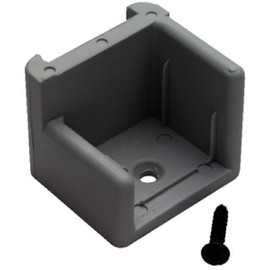 T-H Marine Supply Door Stop Gray W/Ribs Right