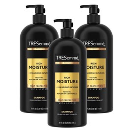 Tresemme Shampoo Moisture Rich 39 Ounce Pump (1153ml) (3 Pack)