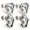 New Replacement Shower Door Fixing Wheels in Chrome - 4X
