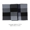 LIFKOME 1pc Men Wool Knitted Scarf Warm Plaid Neckwear for