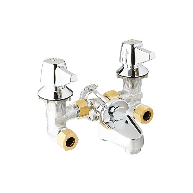 Central Brass 1177-A Central Brass Two Handle Shelf Back Bathroom