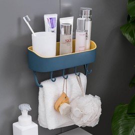 Multi-purpose Bathroom Shelf Shelf White 2ea